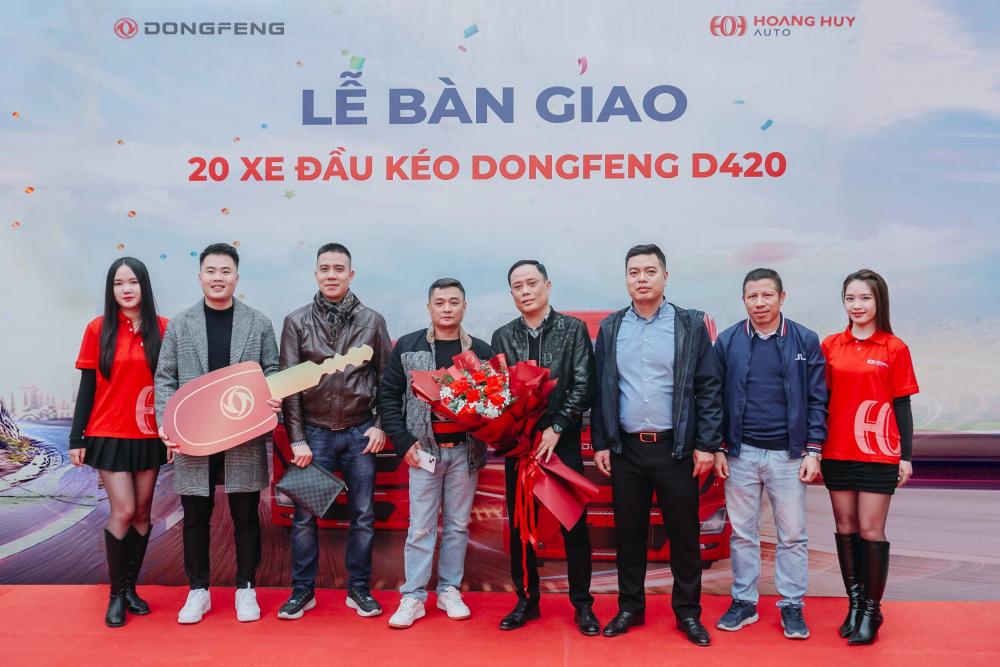 Lễ bàn giao 20 xe Dongfeng D420 cho doanh nghiệp vận tải Hải Phòng